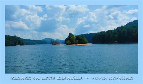 Islands On Lake Glenville Nc Poster Photograph By Robert J Sadler