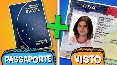 Como Tirar O PASSAPORTE E VISTO AMERICANO YouTube