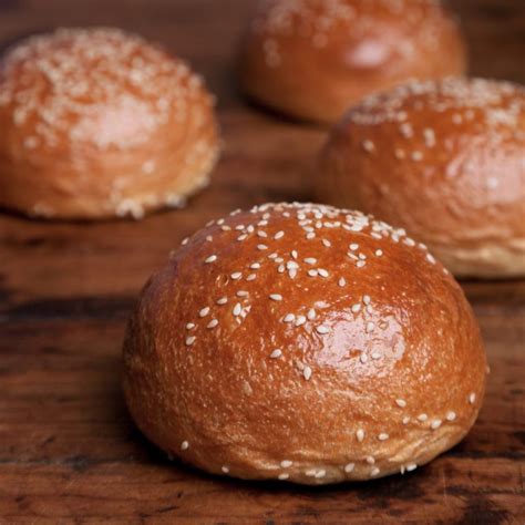 Brioche Bun | Burger Bun Baked Fresh by Brasserie Bread