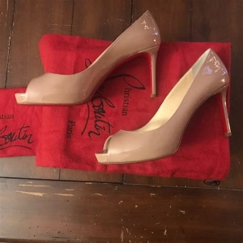 Christian Louboutin Nude Peep Toes Pump Gem