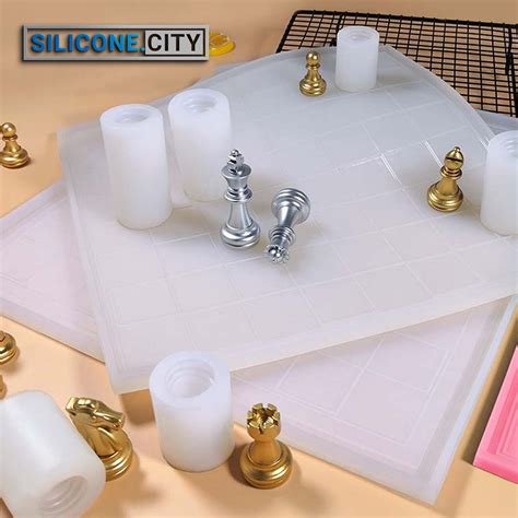 7pcs Chess Board Chess Piece Silicone Resin Mold Chess Board Etsy Ireland