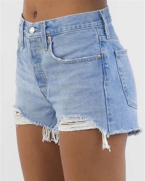 Levis Womens 501® Original High Rise Jean Shorts In Ojai Luxor Heat Free Shipping And Easy