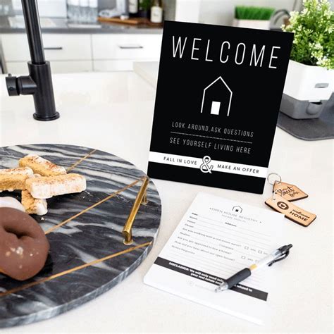 Listing Welcome Sign No Open House Welcome Sign House Registry