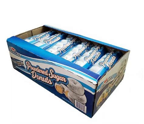 Duchess Mini Powdered Sugar Donuts 3 Oz 12 Pk