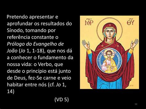 Ppt Exortac O Apost Lica P S Sinodal Verbum Domini Do Santo Padre