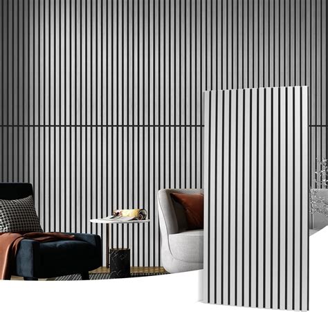 Amazon Art3d 4 Wood Slat Acoustic Panels For Wall And Ceiling 3D