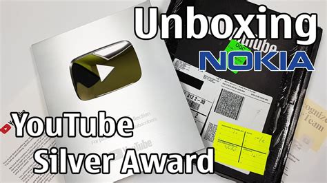 Unboxing The YouTube Silver Award For 100 000 Subscribers YouTube