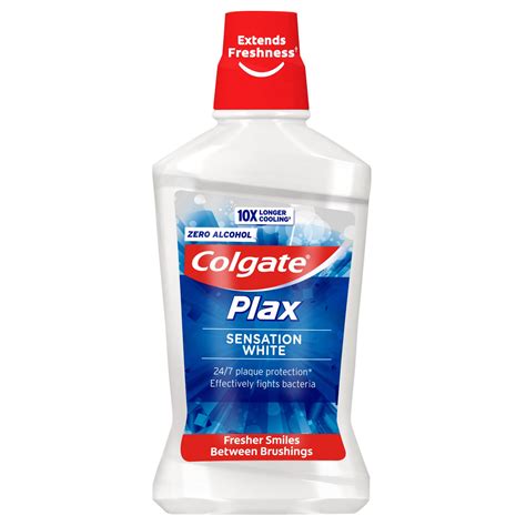 Colgate Plax Sensation White Whitening Mouthwash 500ml Dental Care