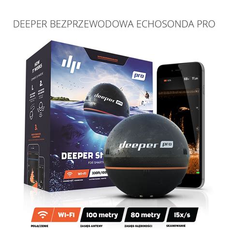 Echosonda Smart Sonar PRO Deeper DEEPER PRO Wedkarski