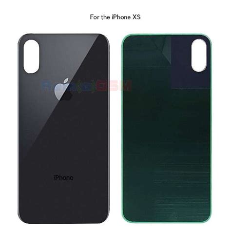 Inlocuire Capac Sticla Spate IPhone Xs Black A2097 A1920 A2100 RemoGSM