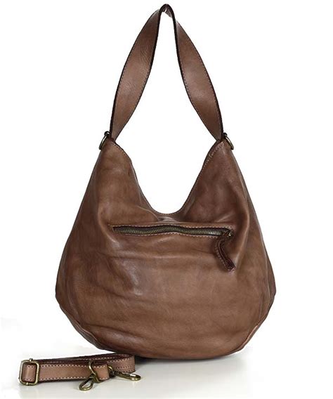 Torebka Sk Rzana Z Kieszonk Hobo Bag Handmade Marco Mazzini