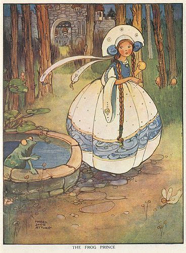 The Frog Prince Grimms Fairy Tales Art Illustrations Children