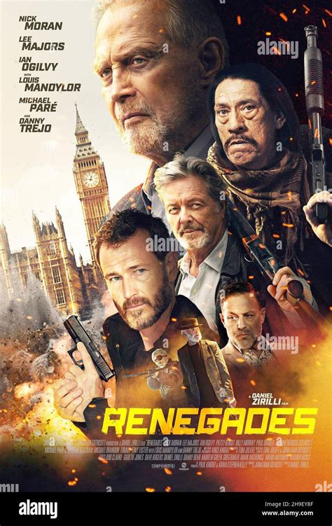 RENEGADES, poster, from top: Lee Majors, Danny Trejo, Ian Ogilvy, Nick ...