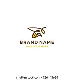 Bumble Bee Logo Template Vector Illustration Stock Vector (Royalty Free) 726443614 | Shutterstock