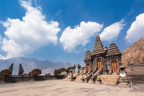 Hindu Temple Pura Luhur Poten At The Foot Of Mount Bromo Photo