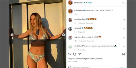 Sofía Zámolo posó en bikini holográfica para despedir el calor Le decimos chau Radio Mitre