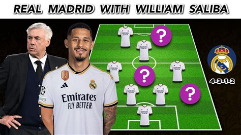 Real Madrid Transfer News Real Madrid Team Lineup With William