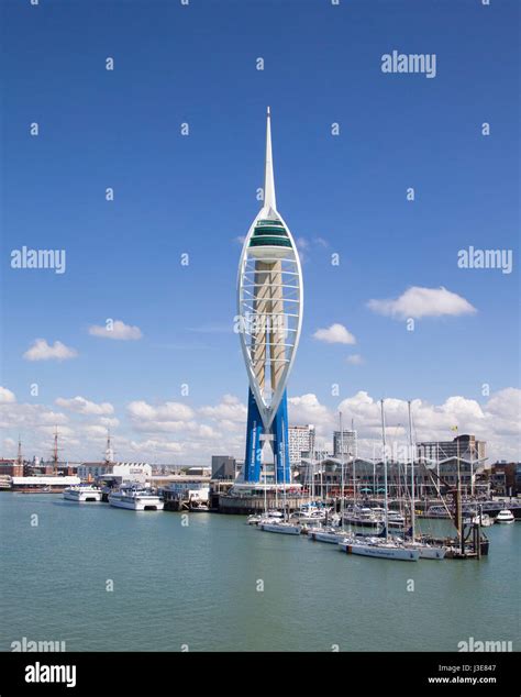 Spinnaker Tower Old Portsmouth And The Waterfront In Portsmouth Stock