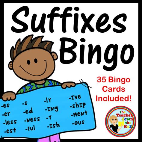 Suffixes Bingo Made By Teachers