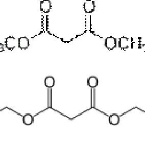 The structure of dimethyl malonate and diethyl malonate | Download Scientific Diagram