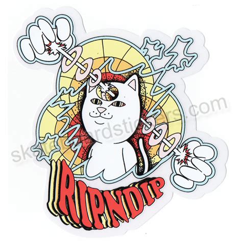 Rip N Dip Ripndip Skateboard Sticker