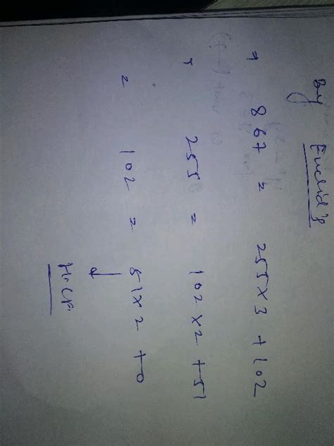 Use Euclids Division Algorithm To Find The Hcf Ofi 135 And 225 Ii