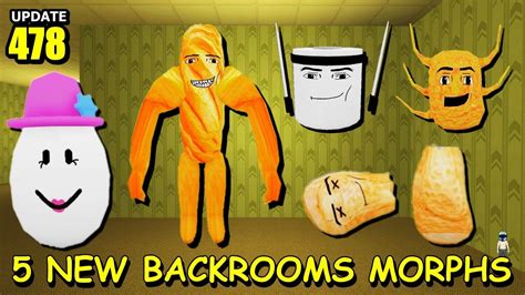 Update 478 How To Get All 5 NEW BACKROOM MORPHS Backroomsmorphs