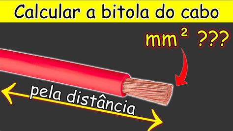 Como CALCULAR a BITOLA do CABO ELÉTRICO pela distância do circuito