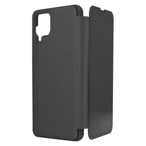 Funda Espejo Negra Para Samsung Galaxy A12