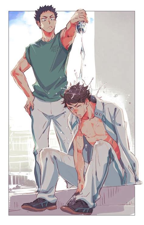 Haikyuu Tooru Oikawa X Hajime Iwaizumi Oiiwa Anime Haikyuu