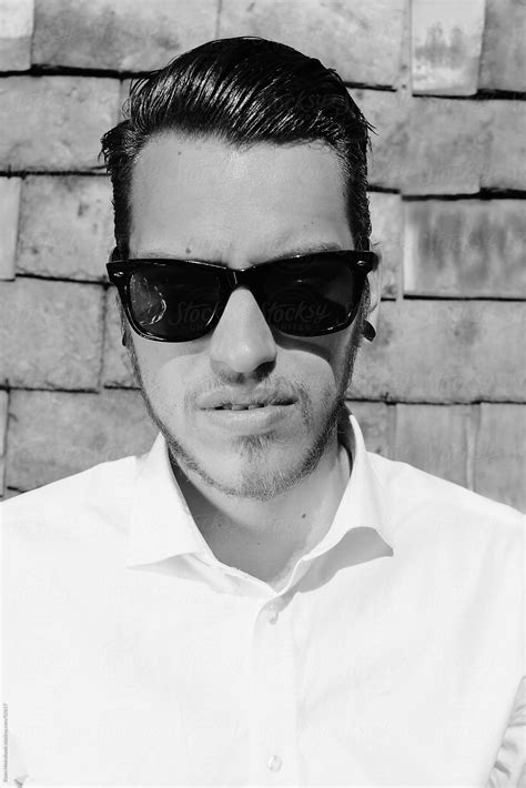 A Portrait Of A Young Man With Sunglasses Del Colaborador De Stocksy Koen Meershoek Stocksy