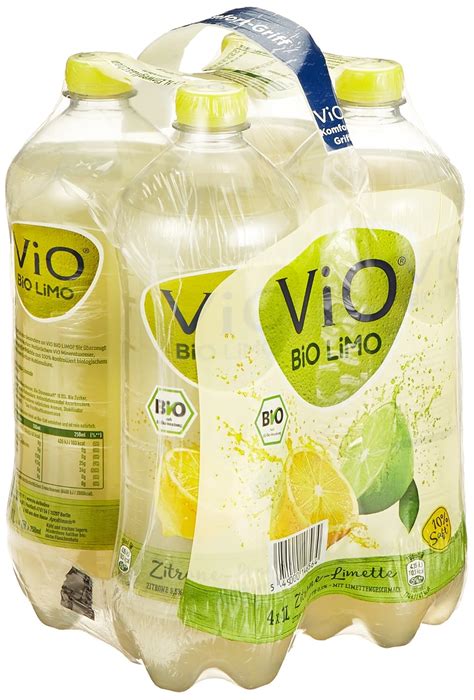 Vio Bio Limo Zitrone Limette Einweg X L Amazon De Lebensmittel