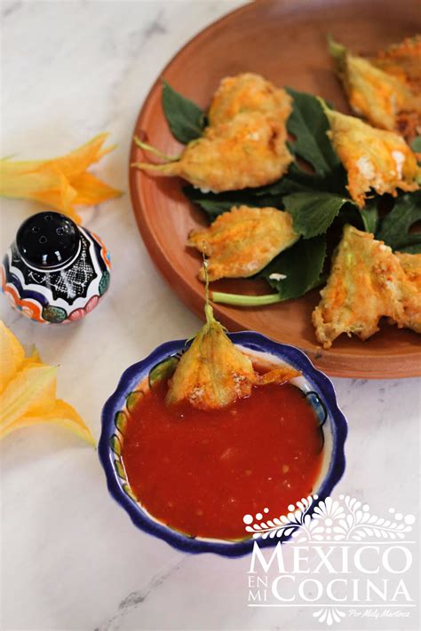 Flores de Calabaza Rellenas - Recetas de comida mexicana | México en mi
