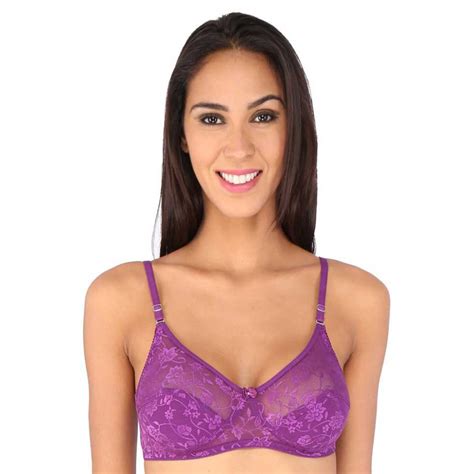 Bralux Madhu Lace Full Cup B Bra Purple Buy Bralux Madhu Lace Full Cup