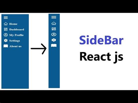 Sidebar Menu In React Js Sidebar Navigation Menu Tutorial Reactjs