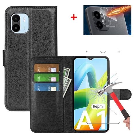 Etui Coque Xiaomi Redmi A Verre Tremp Transparent Pack Avec Cam Ra