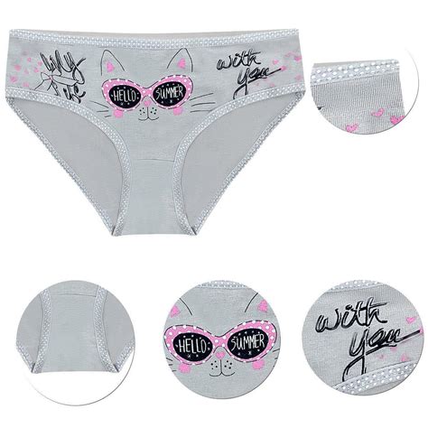 10 Mädchen Slips Hipster Baumwolle Panties Unterhosen Kinder Unterwäsche Pantys Ebay