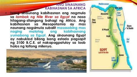 Kabihasnang Egypt Sa Africa