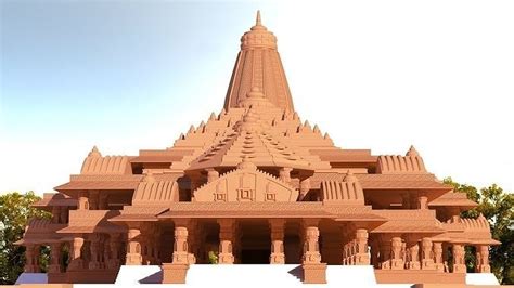 Ayodhya Ram Mandir 3d Model Cgtrader