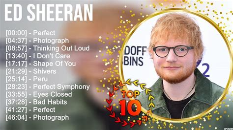 Ed Sheeran Greatest Hits Best Songs Music Hits Collection Top Pop