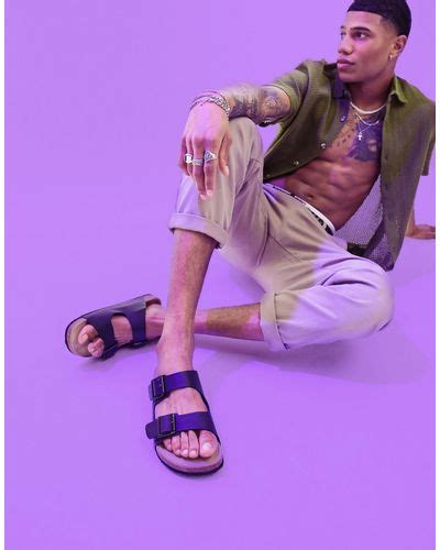 Black Asos Sandals And Slides For Men Lyst