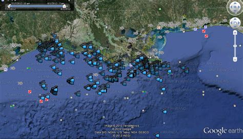 Louisiana Offshore Fishing Maps