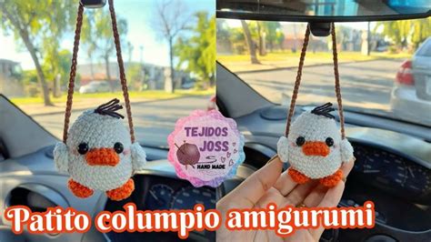 Patito Columpio Amigurumi Colgante Tejidosjoss En 2024 Como Tejer