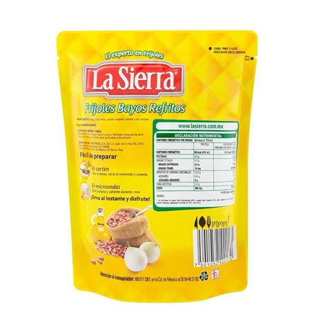 Frijoles Bayos La Sierra Refritos En Bolsa G Bodega Aurrera En L Nea