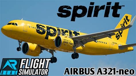 RFS Real Flight Simulator Spirit Airline A321 Neo New Update 1 0 5