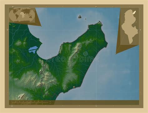 Nabeul, Tunisia. Physical. Capital Stock Illustration - Illustration of shape, land: 270312802