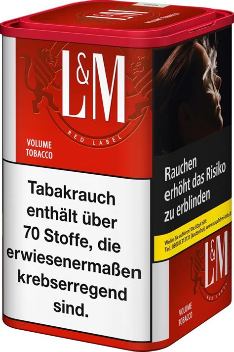 L M Volume Tabak Red Dose G Online Kaufen