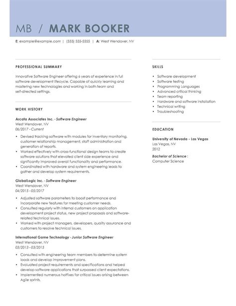 a professional resume template for an experienced mechanical engineer ...