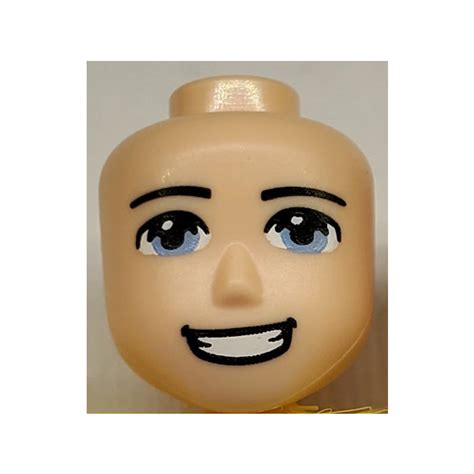 Lego Light Flesh Friends Male Minidoll Head Brick Owl