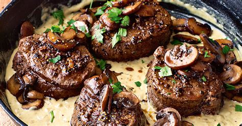 Ina Garten S Filet Mignon With Mustard And Mushrooms Recipe